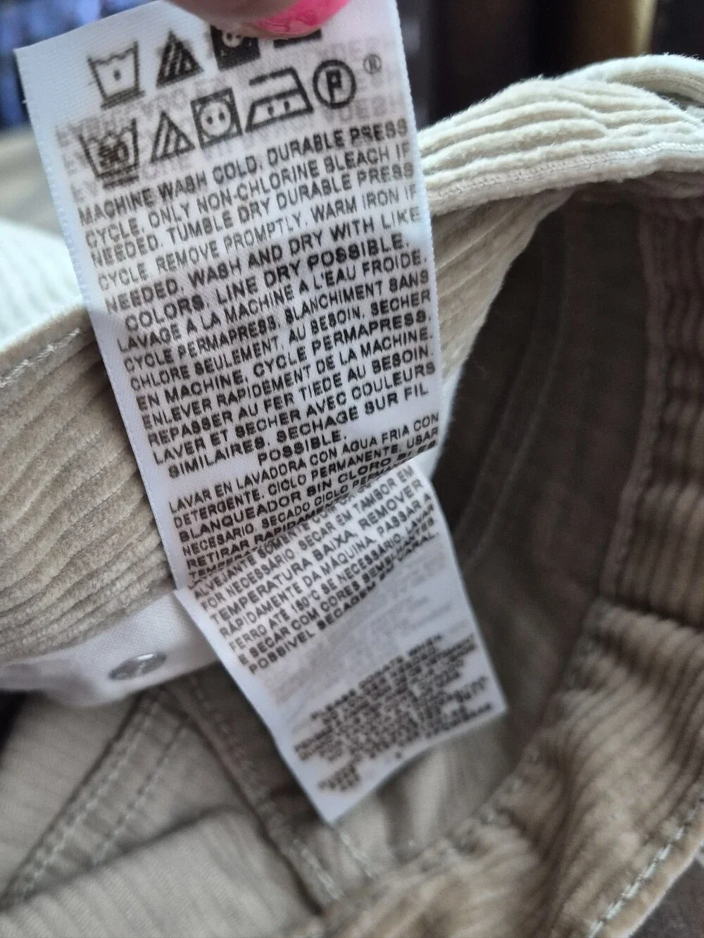 Levi's 510 Super Skinny Corduroy Pants Men's 29X30